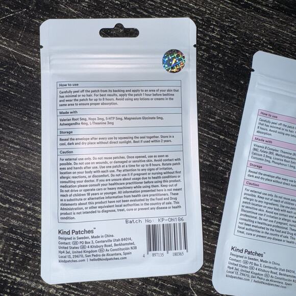 Dream By Kind Patches - Valerian Root for Unisex - 30 Count Promotes 8 Hour Rest - Picture 2 of 2